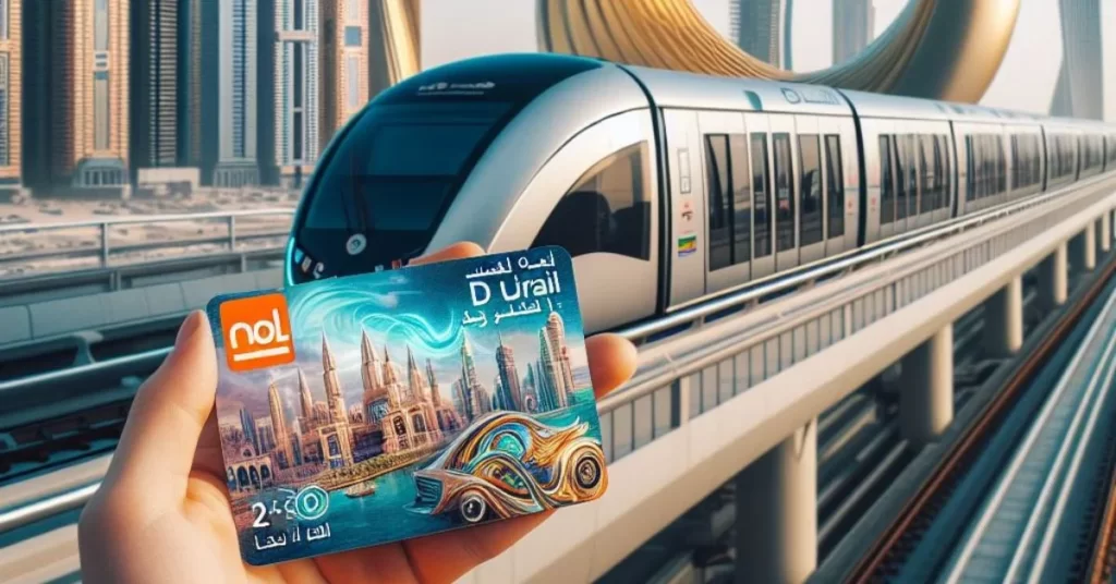 Dubai Metro Day Pass and NOL Card 1 Day Ticket
