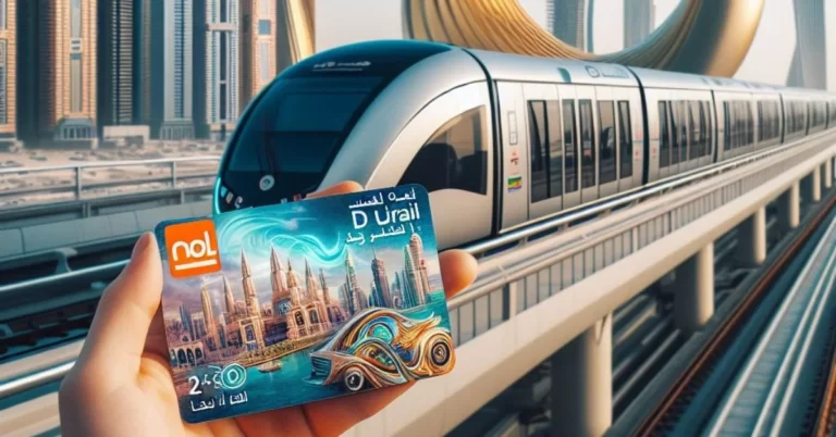 Dubai Metro Day Pass and NOL Card 1 Day Ticket ( 2024 )
