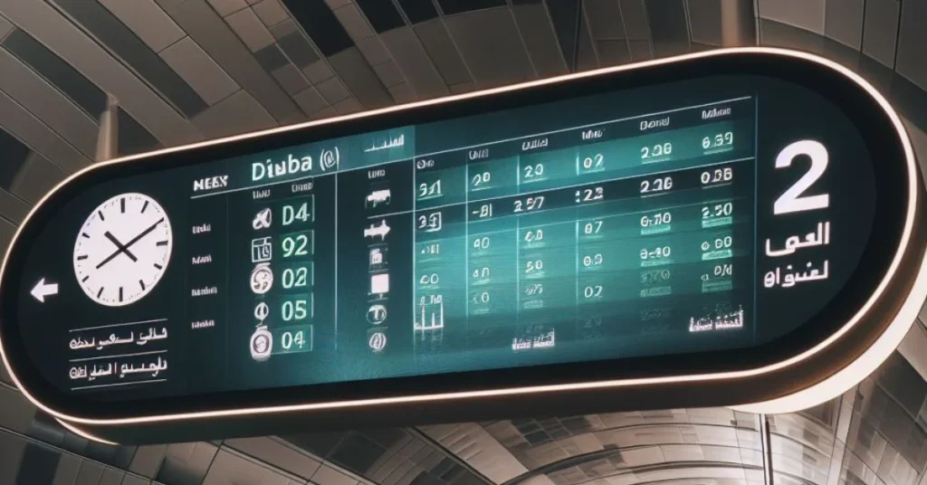 Dubai Metro Green Line Timings